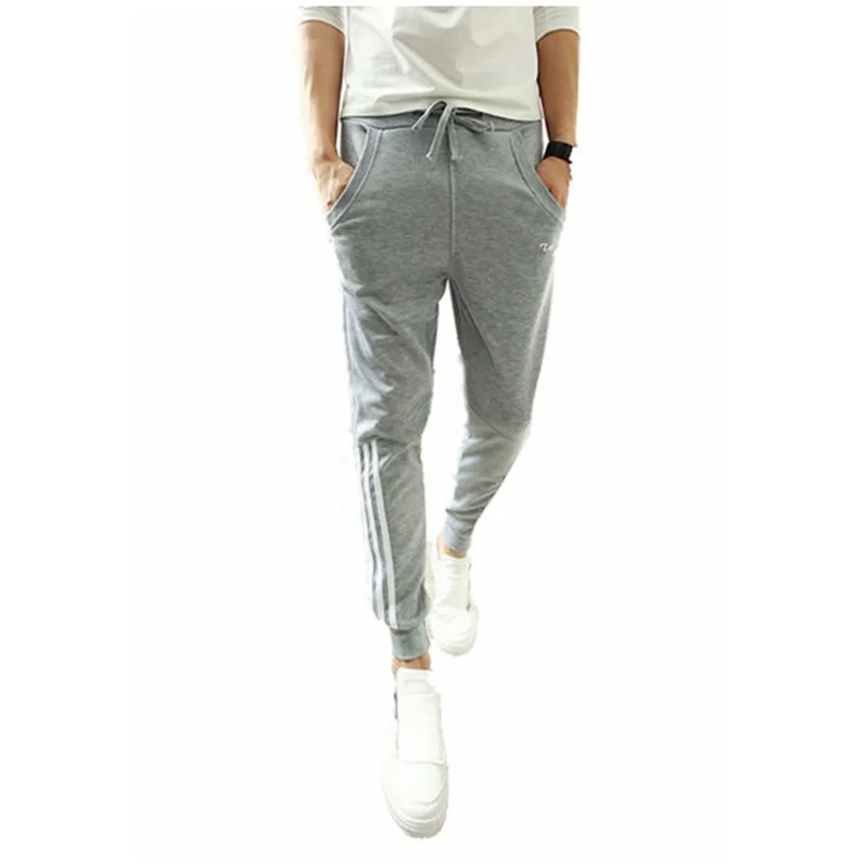 

Men's Harem Joggers Pants Spring Autumn NEW Arrived High Quality Cotton Elastic Waist Casual Solid Color Sweatpants
