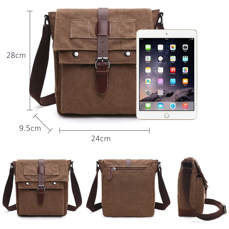 Scione العملي الأعمال حقيبة ساع للرجال طالب A + + قماش Crossbody الكتف حزمة الرجعية الصلبة عارضة مكتب السفر حقيبة Scione العملي الأعمال حقيبة ساع للرجال طالب A + + قماش Crossbody الكتف حزمة الرجعية الصلبة عارضة مكتب السفر حقيبة
