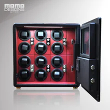 Best Watch winder Safe box for 12 piece automatic wathces Steel strongbox in high security carbon steel container Watch box