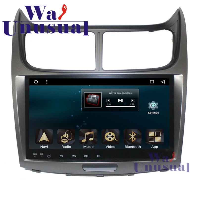Top 2 din 9 Inch Android 8.1 Car Radio Player For Chevrolet Sail 2010 2011 2012 2013 2014 GPS Navigation Stereo With BT WIFI 3G Maps 0