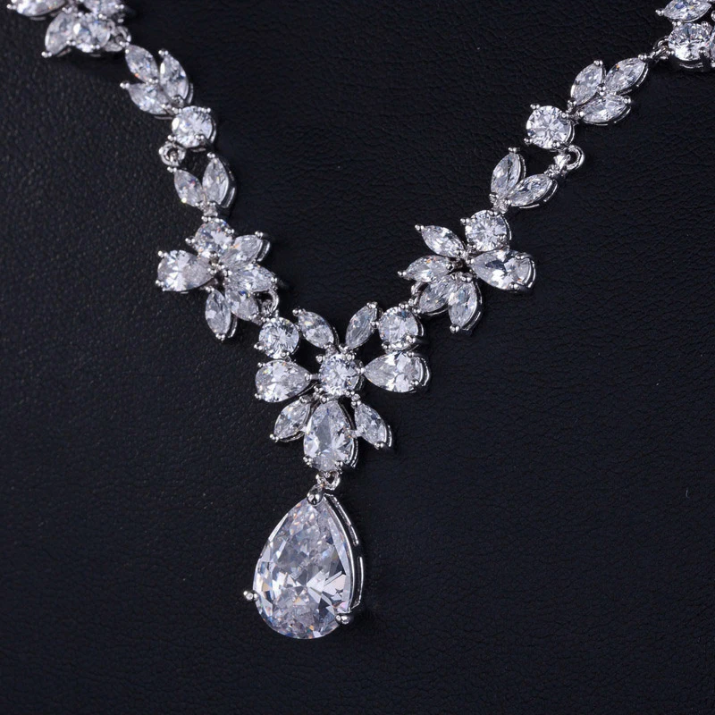 Waterdrop Wedding Jewelry Set5