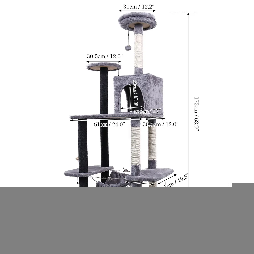 torre árvore para brinquedo para gato com casa para animais de ideal para condomínio entrega doméstica