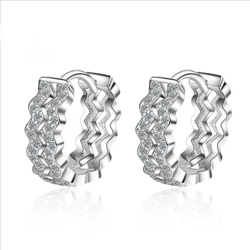 

Everoyal New Arrival Women Gold Hoop Earrings Jewelry For Girls Fashion Silver 925 Lady Earring For Female Accessories Hot Gift