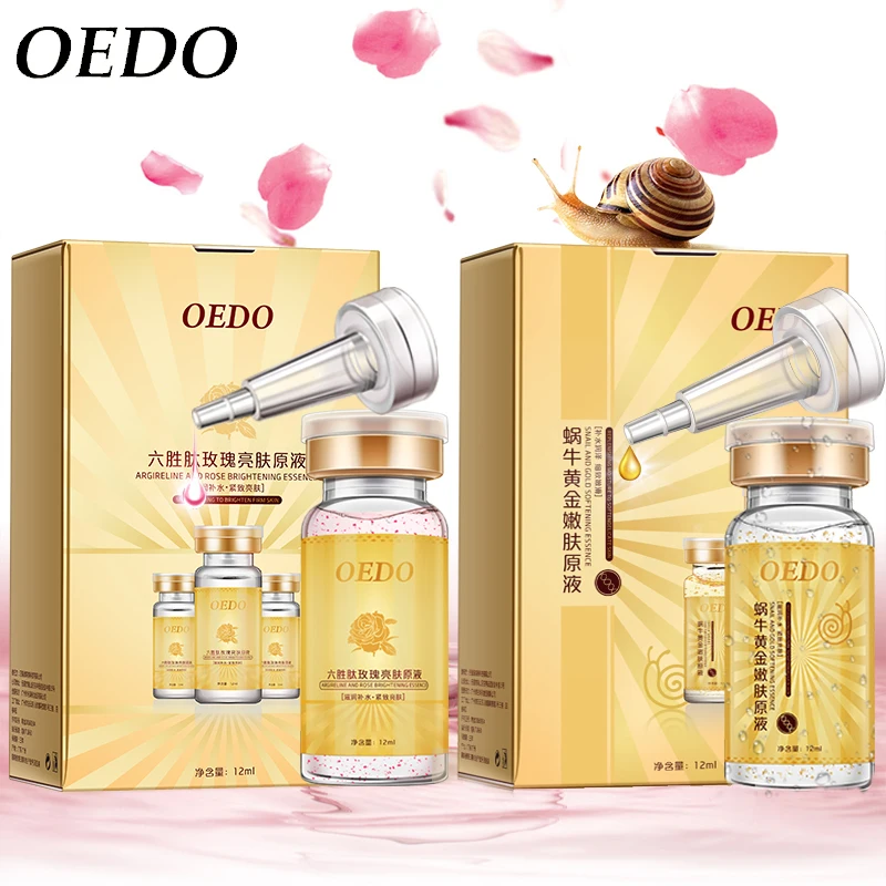 Argireline and Rose Serum+Gold Snail Essence Moisturizing Whitening Anti Aging Face Care Oil Control Lifting Firming Skin Care