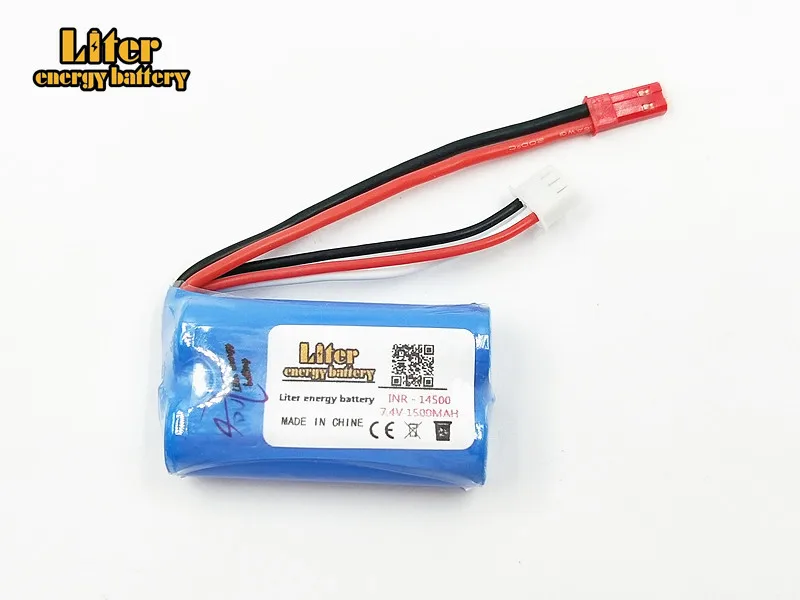 7.4V 1500mAH 14500 F1 remote control helicopter remote control aircraft lipo 2s battery 1500mAH 7.4V 14500 accessories