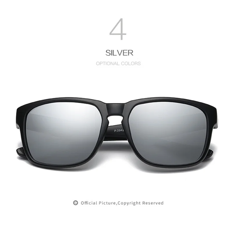 YOOSKE мужские Поляризованные Солнцезащитные очки женские мужские брендовые дизайнерские солнцезащитные очки дизайн высокое качество ретро UV400 очки - Цвет линз: C4