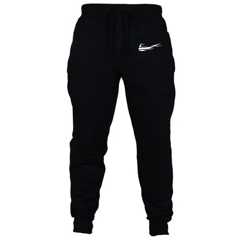 

2019 new men's jogging pants brand men's trousers casual sports pants men's gym muscle cotton fitness hip hop stretch pants