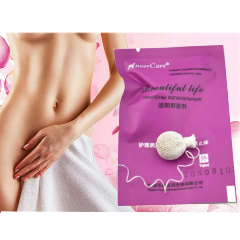 

DUS 5PCS/LOT Chinese Feminine Hygiene Medicinal Vaginal Swab Beautiful life Vaginal Mycosis
