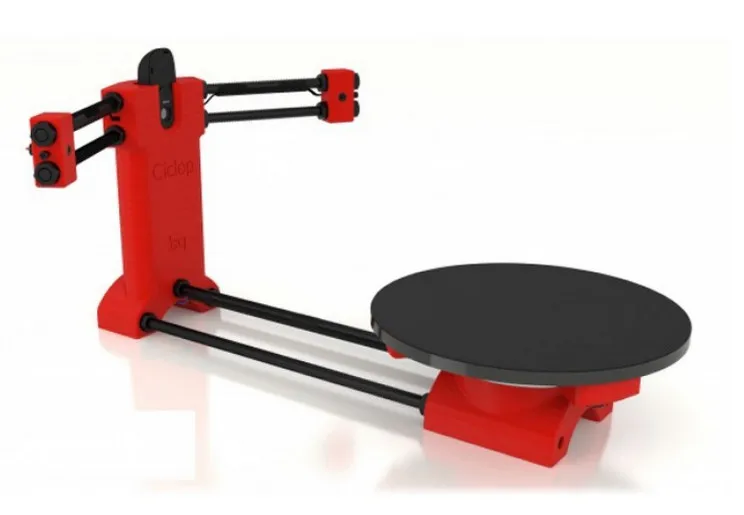 Open source DIY BQ Ciclop 3d scanner kit for 3d printer, designer and engineer DIY basic 3D scanner kit