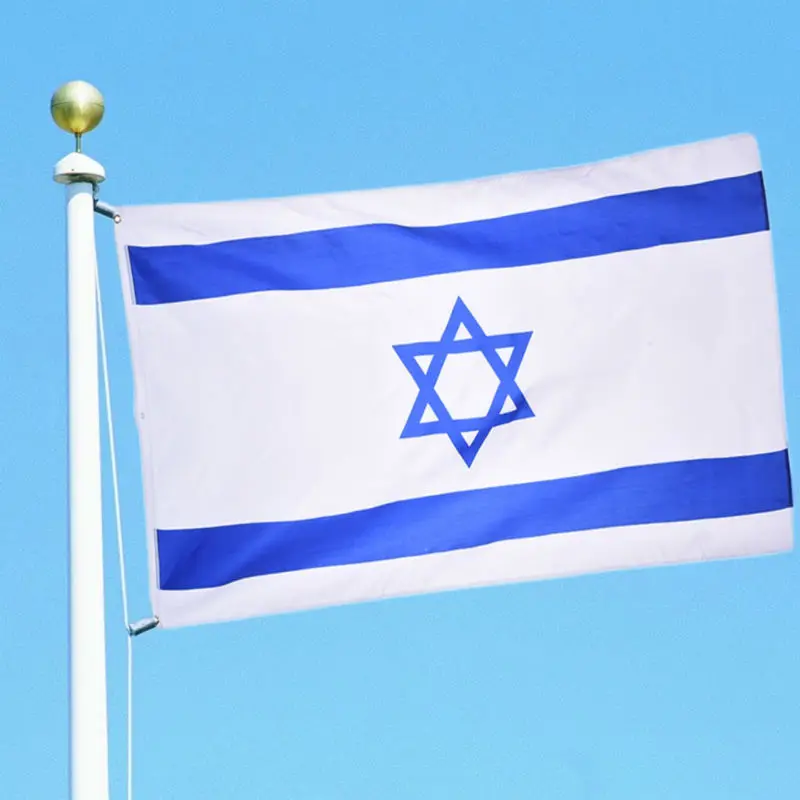 Государственный Флаг Израиля 150*90 см для игры международный мировой баннер фестивальные флаги для украшения дома Полиэстеровые флаги
