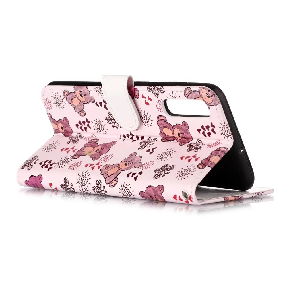 

Luxury Magnetic Flip Leather Case For Samsung A50 A 50 Cases Cover Wallet Card Slots Design Cute Vintage Book For Galaxy A20 A70