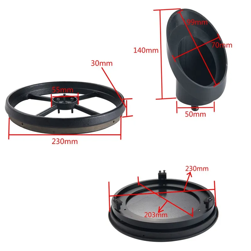 D203F800 " Newtonian отражение астрономический телескоп первичное зеркало Вторичное зеркало держатель окуляра металлический фокус Запчасти Набор