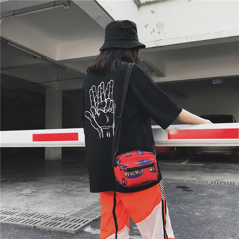 Menghuo Casual Letter Women Shoulder Bags Waterproof Nylon Female Handbags Girls Messenger Bags Small Crossbody Women Mini BagsIMG_6537