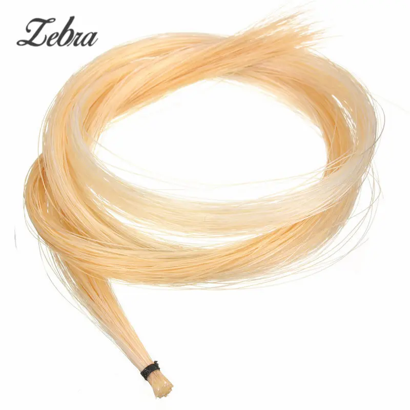 

2Pcs White Hank 80cm Fiddle Violin Bow Hair Viola Cello Bow Horsehair Hair For Stringed Musical Instruments Parts Accesories