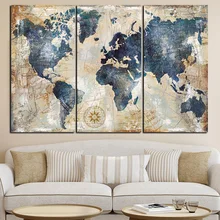 3Panel Watercolor World Map Painting HD Print on Canvas Landscape Modular Wall Painting Sofa Cuadros Art Picture For Living Room 3Panel Watercolor World Map Painting HD Print on Canvas Landscape Modular Wall Painting Sofa Cuadros Art Picture For Living Room