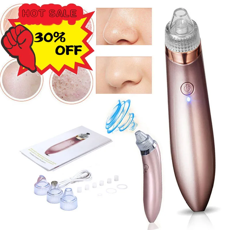 

1 Set Blackhead Remover Skin Care Pore Vacuum Acne Pimple Removal Suction Tool Facial Dermabrasion Face Clean Beauty Machine df