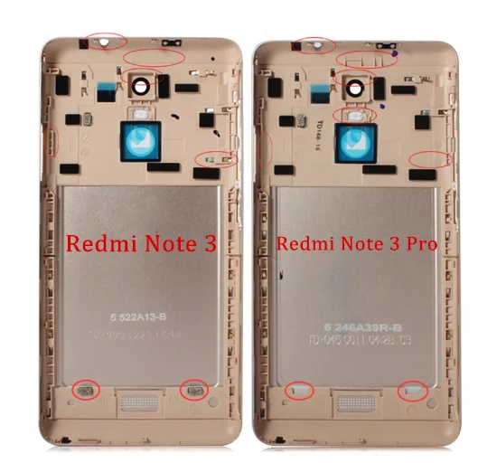Крышка батарейного отсека 150 мм для Xiaomi Redmi Note 3 задняя крышка корпуса Pro запасные