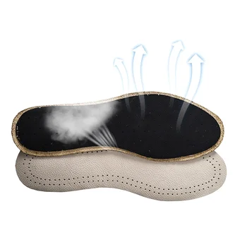 

Replacement Insoles Cushion Leather Deodorize Shoe Pad Insert Boots Outdoor Sports