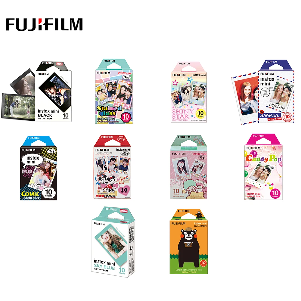 10 листов Fujifilm Instax Mini камера мгновенная пленка фотобумага для Fujifilm Instax Mini 9/8/7 s/25/50 s/70/90 SP-1/SP-2 принтер