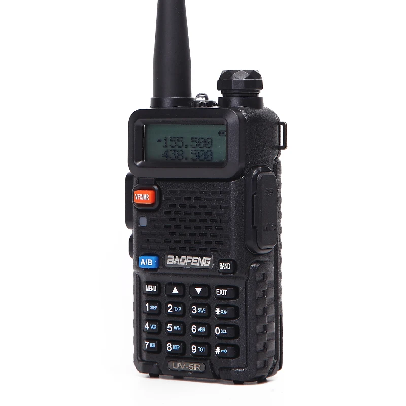 BAOFENG UV-5R 5 Вт 10 км Двухдиапазонная рация 136-174 МГц и 400-520 МГц портативная двухсторонняя CB радио UV5R(черный/Камуфляж