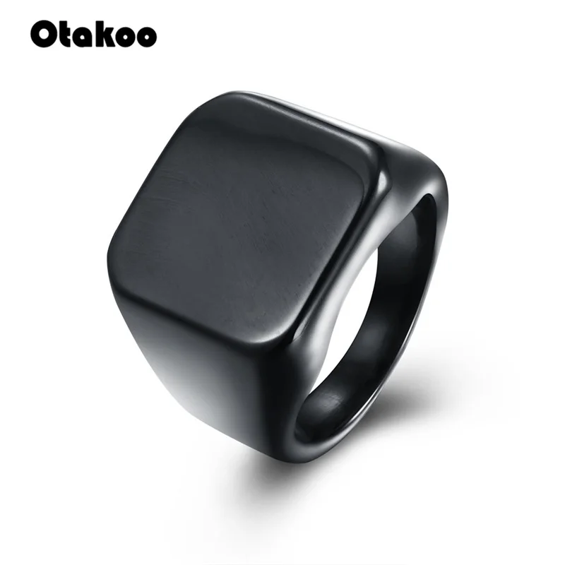 Кольцо Otakoo из нержавеющей стали для мужчин классическое ювелирное изделие