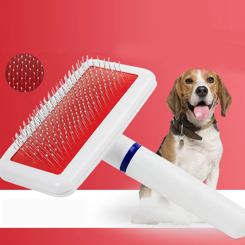Pet Dog Cat Shedding Grooming Products Dog Hair Brush Comb Plastic