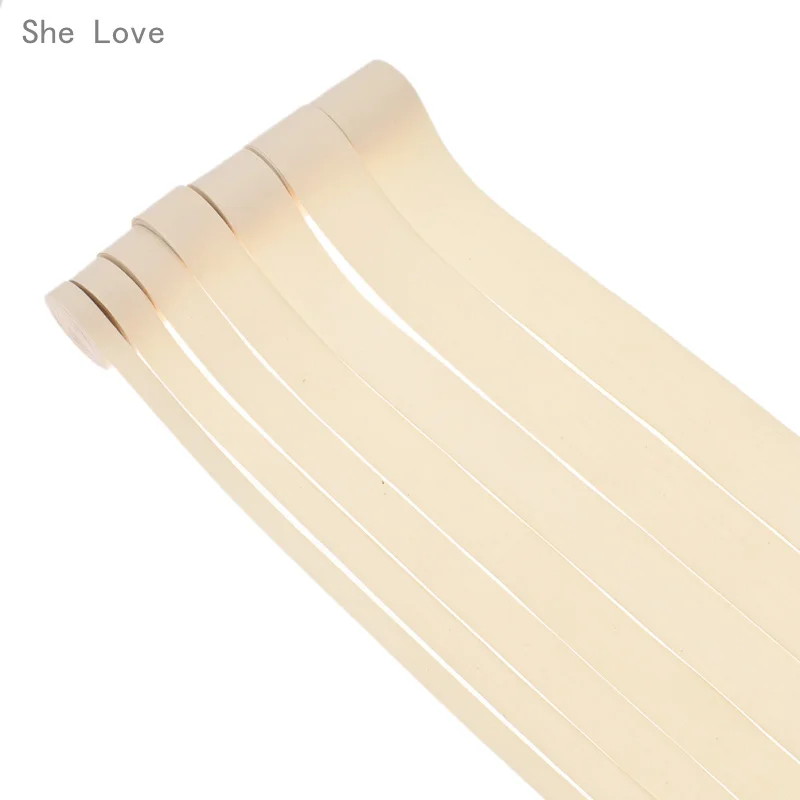 

She Love 5 Yards Blank Cotton Ribbon Webbing Tapes DIY Crafts Packing Sewing Decor Accessories