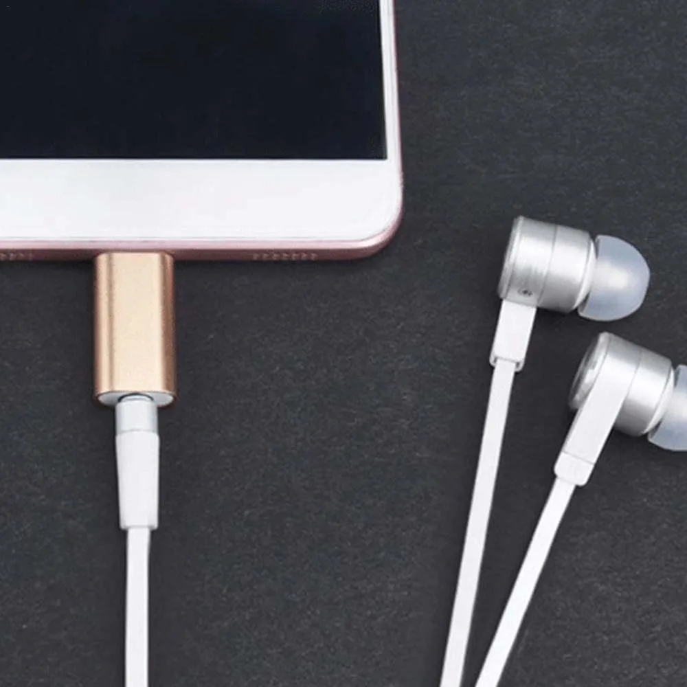 YuBeter USB C Type к аудио 3 1 5 мм AUX мини портативный адаптер для наушников Xiaomi 8 Huawei LeTV 2 Nut