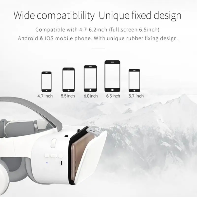 BOBO VR Z6 Bluetooth VR Виртуальная реальность Гарнитура 3D очки VR очки мобильные игры аудио и видео Выделенные