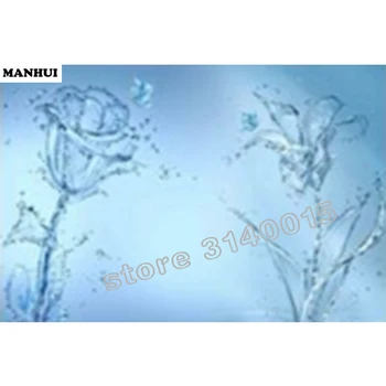 

DIY 5D Diamond Mosaic Diamond Painting Cross Stitch Water flower picture Diamonds Embroidery Square Drill Home Decoration BEC047