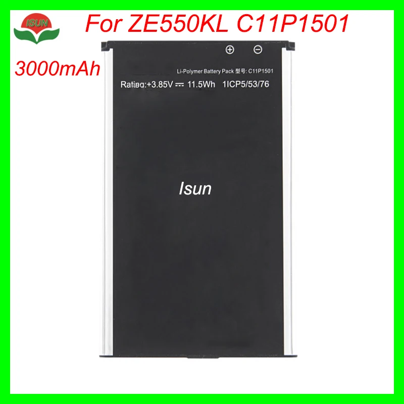 Аккумулятор ISUN для asus Zenfone 2 Laser 5 дюйма/6 дюймов аккумулятор Для zenfone selfie ZE550KL ZE601KL