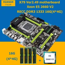 Building perfect computer HUANAN V2 49 X79 motherboard CPU Xeon E5 2660 V2 RAM 16G 4