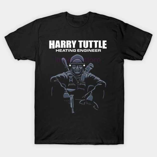 

Harry Tuttle - Heating Engineer T-Shirt Men's Brand Gildan 2019 Summer Cool Men's T-Shirt