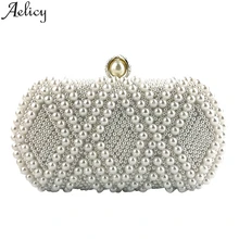 Aelicy модные женские туфли со стразами клатч, украшенный бисером вечерние сумки на цепи через плечо вечерние Роскошные Сумки Для женщин дизайнер сумки на ремне