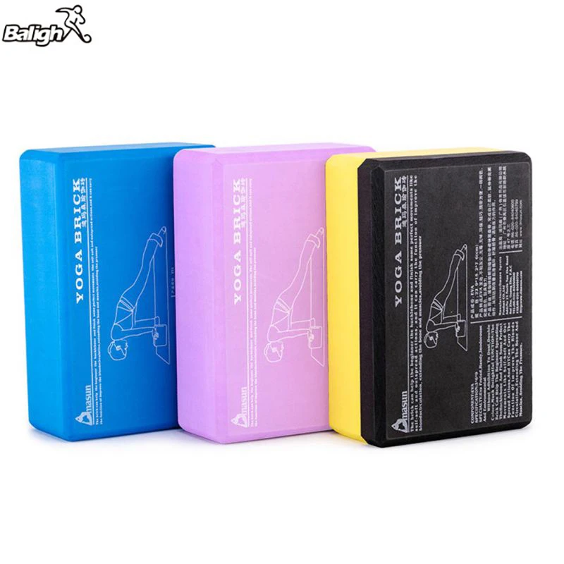 Balight Yoga Foam Exercise Blocks High Density EVA Foam Block Available