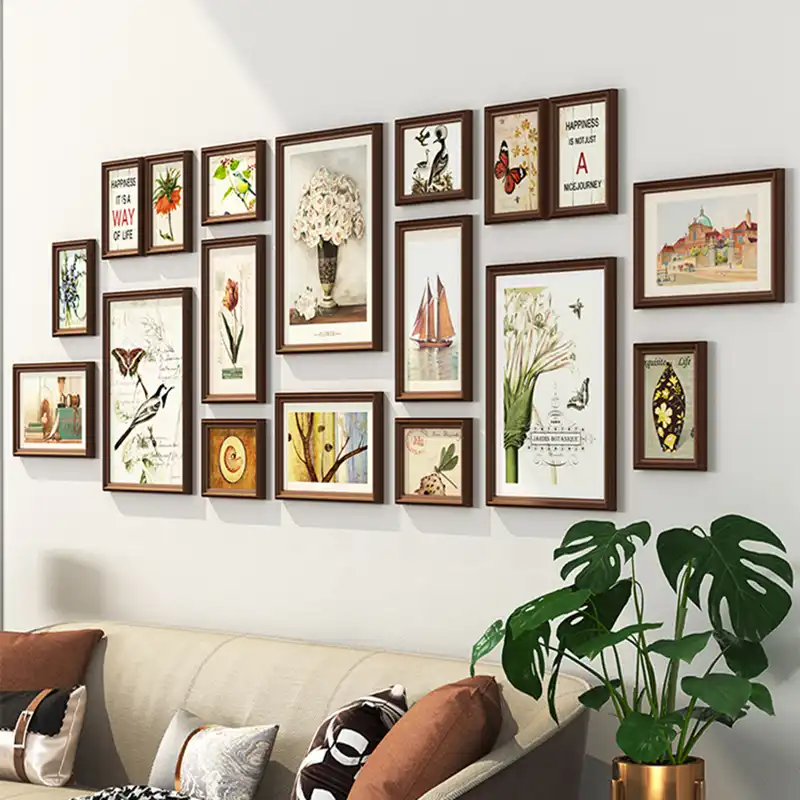 2019 Large Living Room Decor Wall Hanging Photo Frames Set