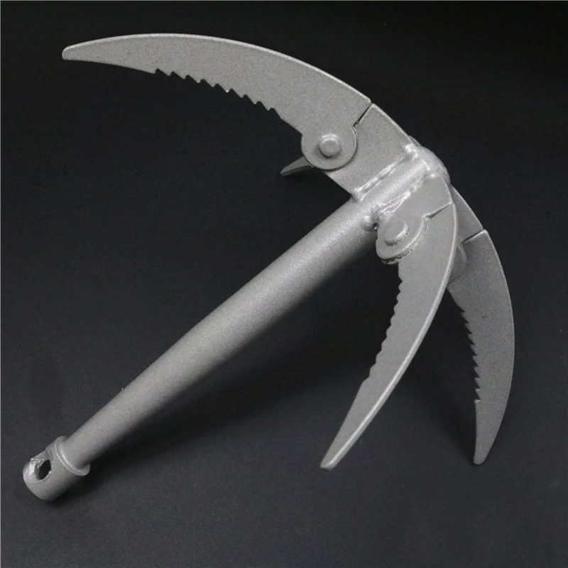03 JDSR Folding Four-Tooth Anchor Knife Mowing Knife Garden Plants Weeder Weed Remover Water Grass Sickle For Seaweed Cutting Tools