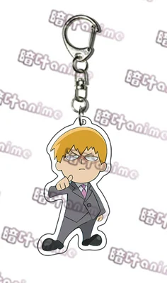 Аниме Mob Psycho 100 Reigen Arataka кагеяма шигео Ekubo акриловый брелок для ключей Косплей Подарки