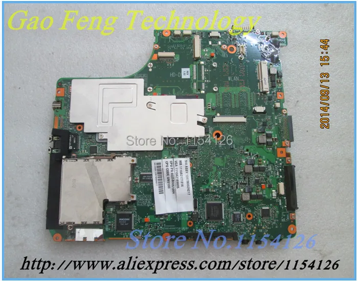 Материнская плата для ноутбука Toshiba A300 A305 V000125180 V000125500 PT10SG-6050A2171301-MB-A02 PM965 материнская плата Проверка прошла успешно