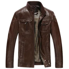 Мужская кожаная куртка Новое поступление плюс размер 3XL мужские кожаные куртки и пальто с карманами Мужская мотоциклетная куртка формальная C558