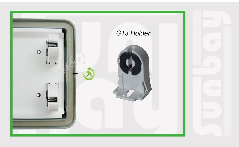 5 Foot double fluorescent light fittings 5 Foot double fluorescent light fittings