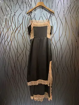 

New side split lace suspender dress for summer 2020