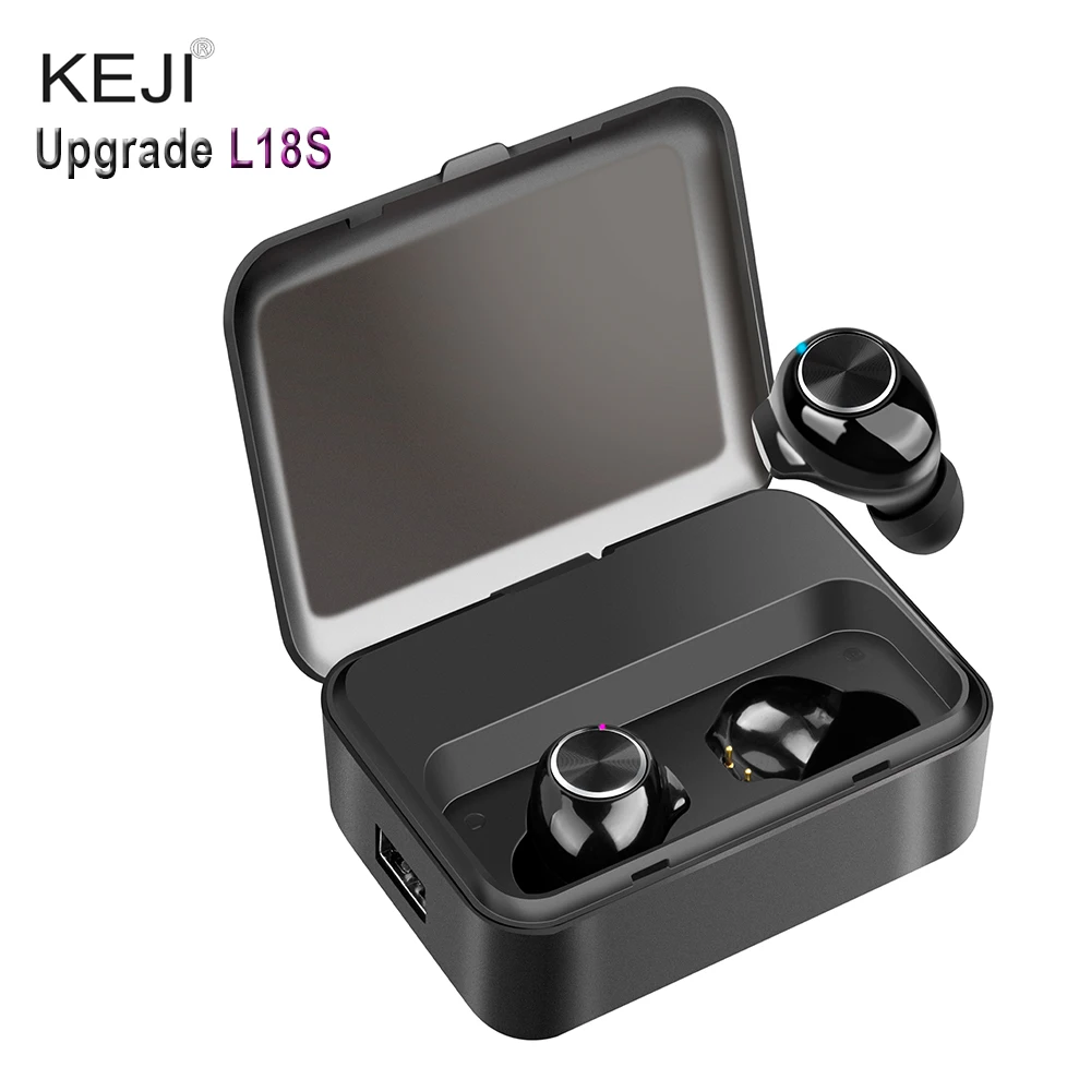 

NEW L18S L18 upgraded wireless headset TWS bluetooth headset 5.0 In Ear headset Siri intelligent control stereo noise hands-free
