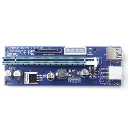 Высокое качество 1 шт./6 шт./12 шт. 6-контактный USB 3,0 PCI-E Express Riser Card адаптер 1x к 16x Майнинг удлинитель плата кабель