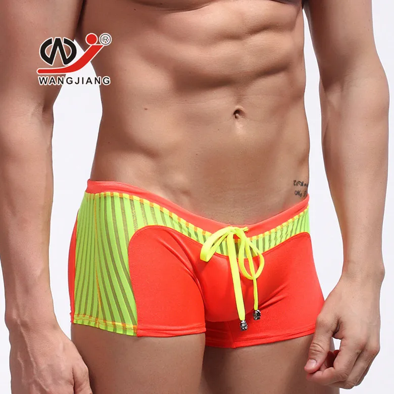 Мужские плавки 8 цветов, плавки для плавания, мужские спортивные плавки, мужские шорты для плавания 1014XP - Цвет: Orange