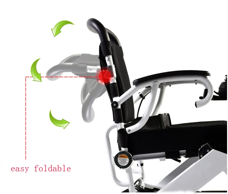 Отключение складное Электрическое Кресло-коляска может взять в самолет/инвалидная коляска для путешествий с сертификатом CE