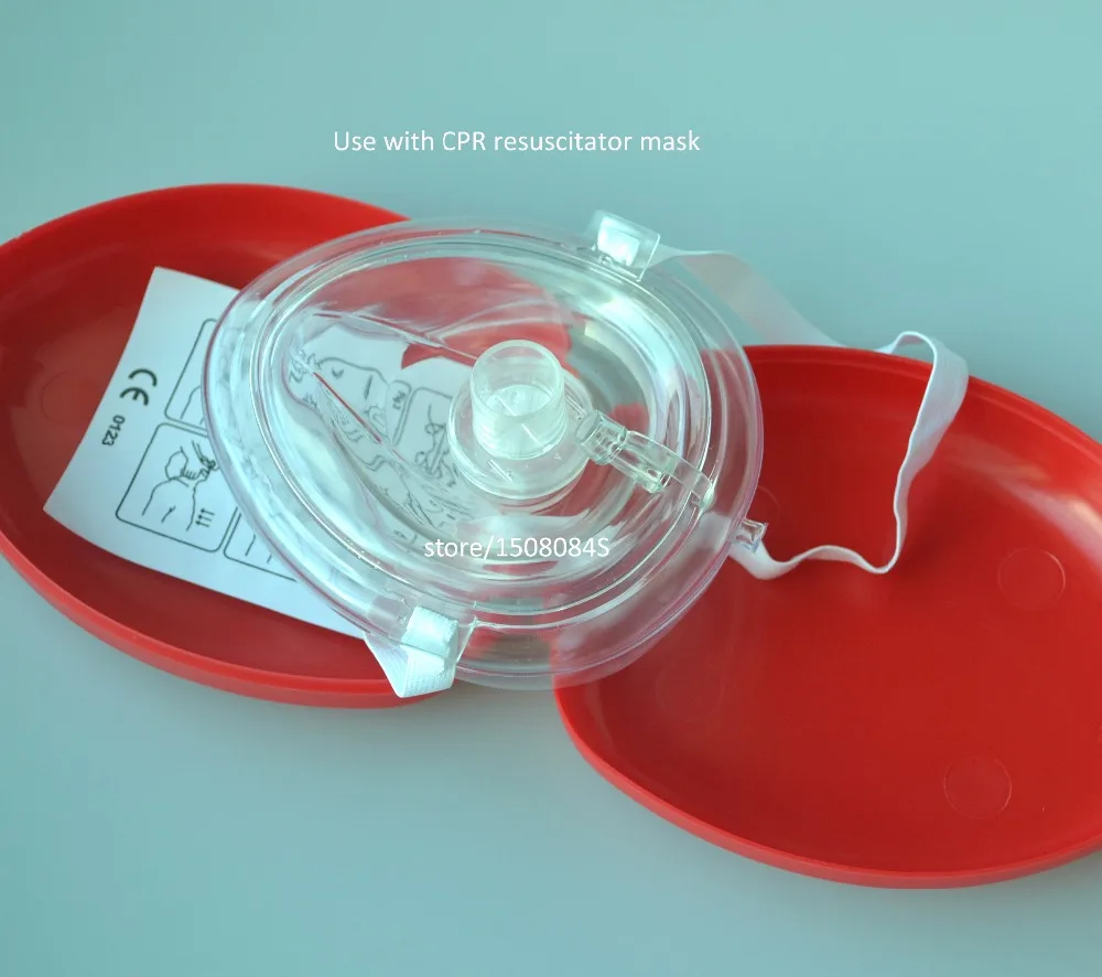 5 шт./упак. Новая маска для искусственного дыхания и сердечнолегочной реанимации тренировочный клапан с одноходовым клапаном w/фильтр кислорода входной наконечник для реаниматор для искуственного дыхания емгергенси комплект
