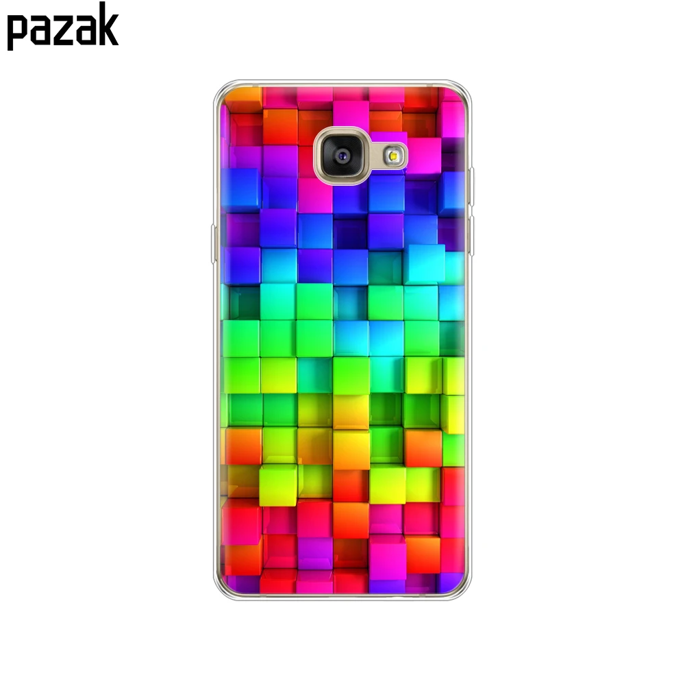 52400 Чехол для samsung A7 чехол coque A710F A710 SM-A710F мягкая ТПУ задняя крышка на для samsung Galaxy A7 бампер противоударный - Цвет: 52400