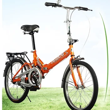 

Folding Bicycle High Quality Carbon Steel 20 Inches Carrying Back Seat Can Be Manned Carrying Back Seat Can Be Manned