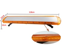HEHEMM 88 LED Long Strobe Warning Light Bar Emergency Recovery Beacon Wrecker Flashing Lamp Amber Lightbar new 40 led magnetic mount rotating flashing amber dome beacon recovery warning light roadway safety